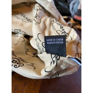 Ed Hardy Beige Cotton Tote